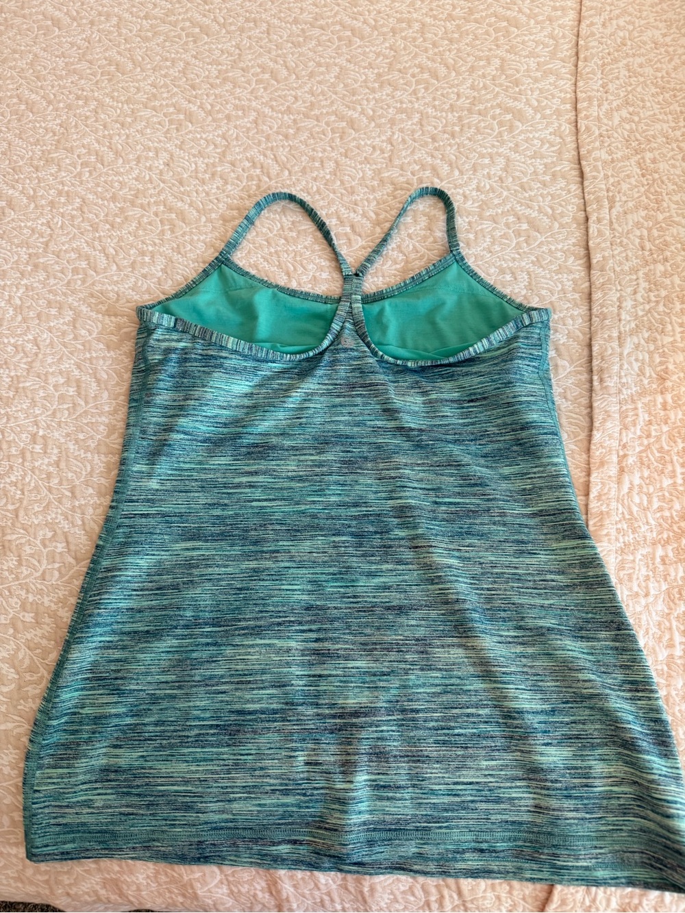 Lululemon - Teal Strappy Tank Top - Size 12 - Picture 2 of 7
